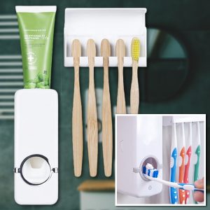 Dozator za pastu za zube i držač za četkice | BRUSHBASE