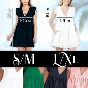 Letnja haljina od čipke širokog kroja | BELLACHIC